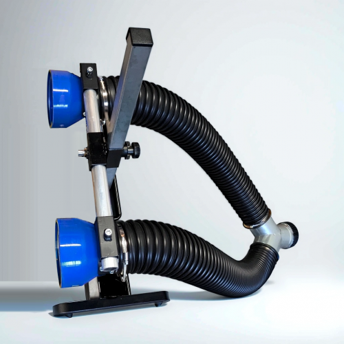 Motorrad Doppelendrohr-Adapter